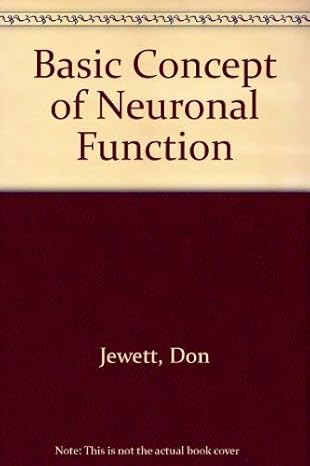 basic concepts of neuronal function a multilevel self teaching textbook 1st edition don l jewett 0316463108,