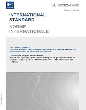 iec 62282 4 202 ed 1 0 b 2023   fuel cell technologies part 4 202 fuel cell power systems for propulsion and