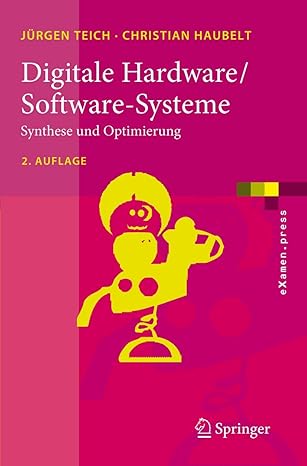 digitale hardware/software systeme synthese und optimierung 1st edition ja 1/4rgen teich ,christian haubelt