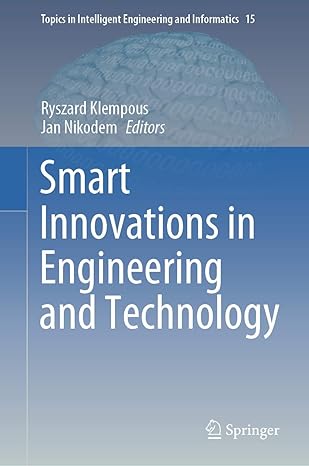 smart innovations in engineering and technology 1st edition ryszard klempous ,jan nikodem 3030328600,