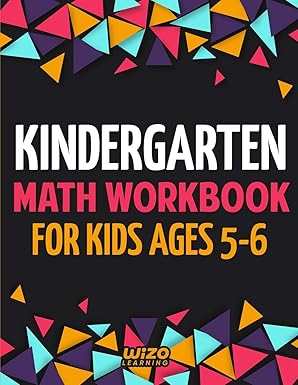 kindergarten math workbook for kids ages 5 6 practice addition and subtraction counting 1 10 number tracing