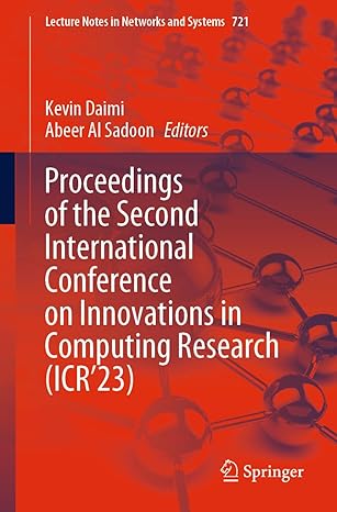proceedings of the second international conference on innovations in computing research 1st edition kevin