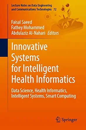 innovative systems for intelligent health informatics data science health informatics intelligent systems