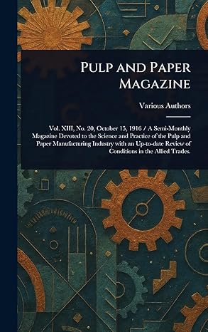 pulp and paper magazine 1st edition various 1023327163, 978-1023327169