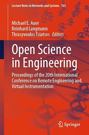 open science in engineering proceedings of the 20th international conference on remote engineering and