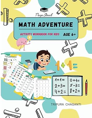 math adventure engaging math activities for kids with age above 6 years a creative journey through numbers