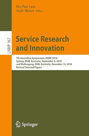service research and innovation 7th australian symposium assri 2018 sydney nsw australia september 6 2018 and