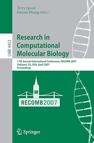 research in computational molecular biology 11th annunal international conference recomb 2007 oakland ca usa