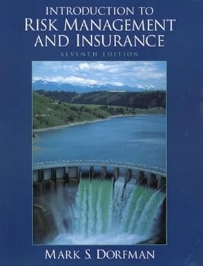 introduction to risk management and insurance 1st edition mark s dorfman 0130328111, 978-0130328113