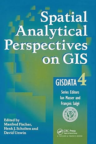spatial analytical perspectives on gis 1st edition manfred m fischer 1138430617, 978-1138430617