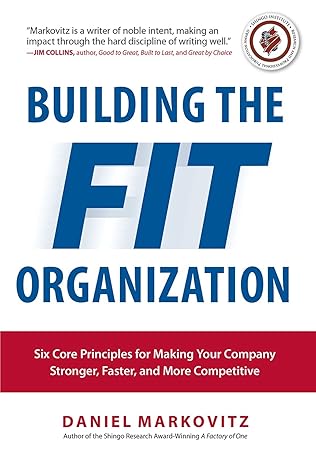 building the fit organization six core principles for making your company stronger faster and more
