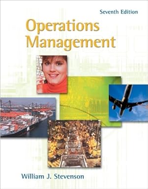 operations management with student cd rom 1st edition william j stevenson ,william stevenson 0072476702,