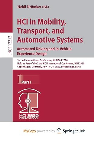 hci in mobility transport and automotive systems automated driving and in vehicle experience design second