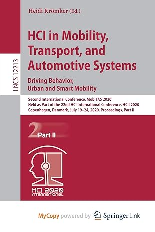 hci in mobility transport and automotive systems driving behavior urban and smart mobility second