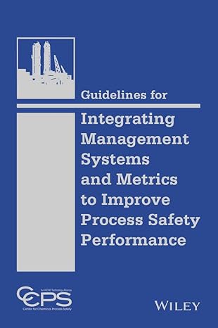 guidelines for integrating management systems and metrics to improve process safety performance 1st edition