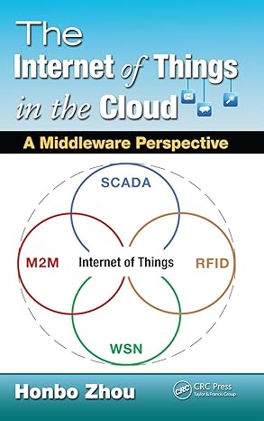 the internet of things in the cloud a middleware perspective 1st edition honbo zhou 9812561935, 978-1439892992