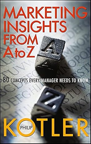 marketing insights from a to z 80 concepts every manager needs to know 1st edition philip kotler 0471268674,