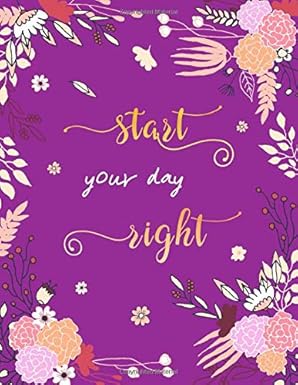 start your day right 8 5 x 11 big password book organizer with alphabetical tabs large print floral bouquet