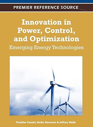 innovation in power control and optimization emerging energy technologies 1st edition pandian vasant ,nadar
