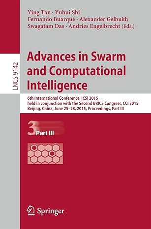 advances in swarm and computational intelligence 6th international conference icsi 2015 held in conjunction