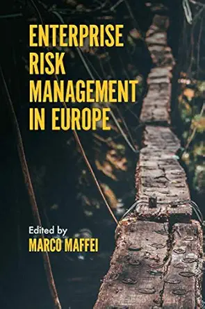 enterprise risk management in europe 1st edition marco maffei 183867246x, 978-1838672461