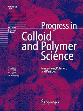 mesophases polymers and particles 1st edition gerhard lagaly ,walter richtering 3540222111, 978-3540222118