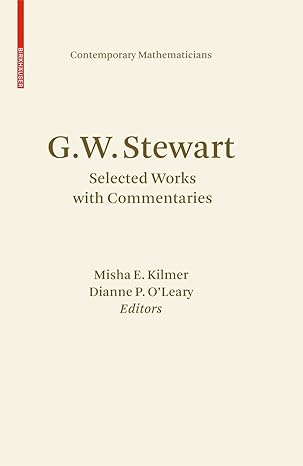 g w stewart selected works with commentaries 1st edition misha e kilmer ,dianne p o\\\\\\\'leary 0817649670,