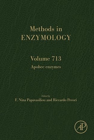 apobec enzymes 1st edition f nina papavasiliou ,riccardo pecori 0443317860, 978-0443317866