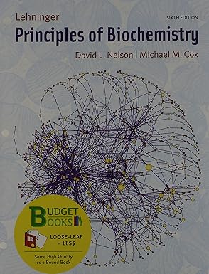 loose leaf version for principles of biochemistry 1st edition david l nelson ,michael m cox 1429293128,