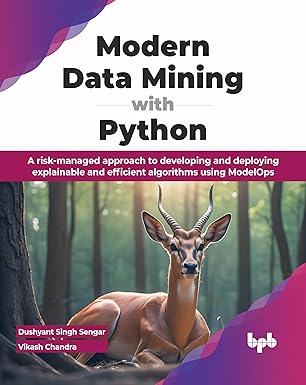 modern data mining with python a risk managed approach to developing and deploying explainable and efficient