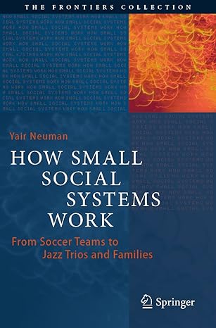 how small social systems work from soccer teams to jazz trios and families 1st edition yair neuman