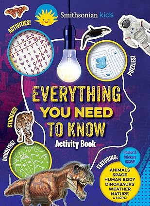 smithsonian everything you need to know activity book 1st edition editors of silver dolphin books 1645175669,