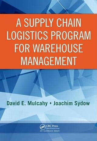 a supply chain logistics program for warehouse management 1st edition david e mulcahy ,joachim sydow