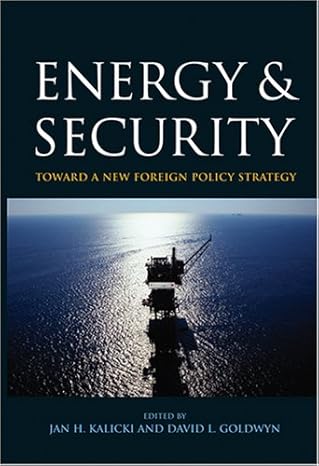 energy and security toward a new foreign policy strategy 1st edition jan h kalicki ,david l goldwyn