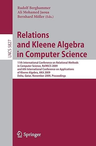 relations and kleene algebra in computer science 11th international conference on relational methods in