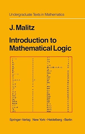 introduction to mathematical logic set theory computable functions model theory 1st edition jerome malitz