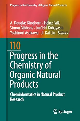 progress in the chemistry of organic natural products 110 cheminformatics in natural product research 1st