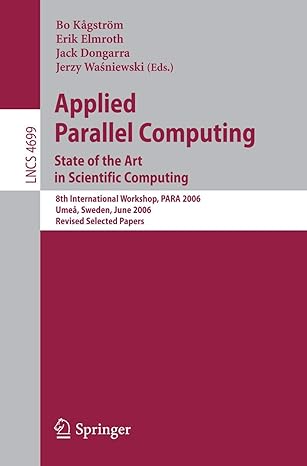 applied parallel computing state of the art in scientific computing 8th international workshop para 2006 umea
