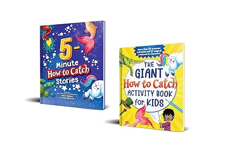 5 minute how to catch stories and activity book gift set a collection of 12 magical adventures with 75+