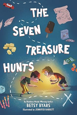 the seven treasure hunts 1st edition betsy byars ,jennifer barrett 0062935542, 978-0062935540