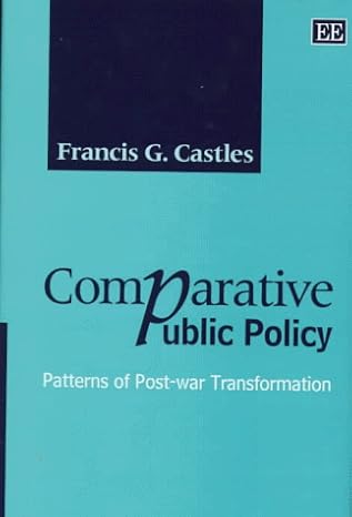 comparative public policy patterns of post war transformation 1st edition francis g castles 1858988160,