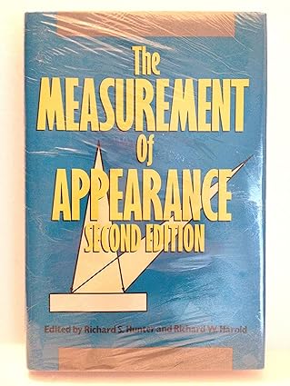the measurement of appearance 1st edition richard s hunter ,richard w harold 0471830062, 978-0471830061