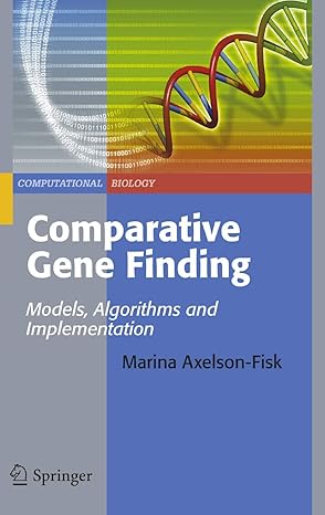 comparative gene finding models algorithms and implementation 1st edition marina axelson fisk 1447125398,
