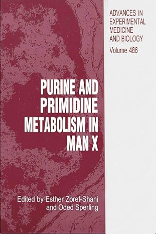 purine and pyrimidine metabolism in man x 1st edition esther zoref shani ,oded sperling 0306465159,