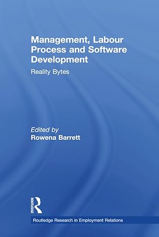 management labour process and software development 1st edition rowena barrett 041532047x, 978-0415320474