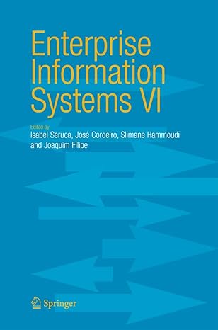 enterprise information systems vi 1st edition isabel seruca ,josa c cordeiro ,slimane hammoudi ,joaquim
