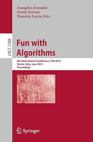 fun with algorithms 6th international conference fun 2012 venice italy june 4 6 2012 proceedings 1st edition