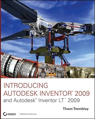 introducing autodesk inventor 2009 and autodesk inventor lt 2009 1st edition thom tremblay 0470375523,