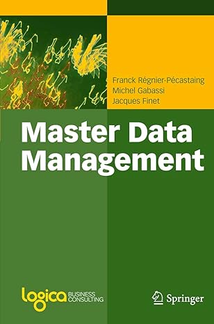 master data management 1st edition franck ra c gnier pa c castaing ,michel gabassi ,jacques finet 3642113990,