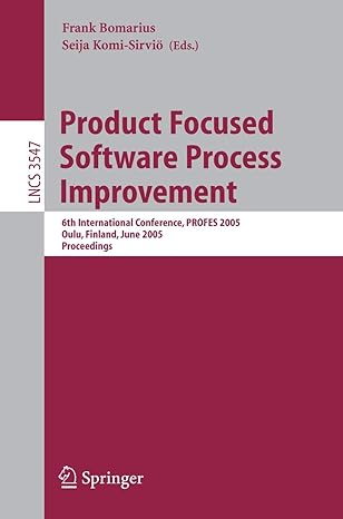 product focused software process improvement 6th international conference profes 2005 oulu finland june 13 18